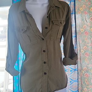 Army Green Buttonup